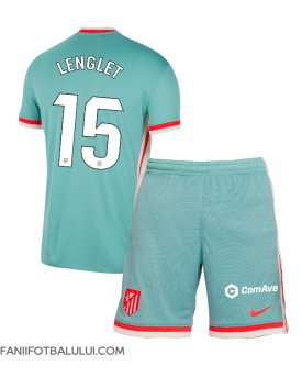 Atletico Madrid Clement Lenglet #15 Echipament de Fotbal Replică 2024-25 Copii Deplasare (+ Șorturi)